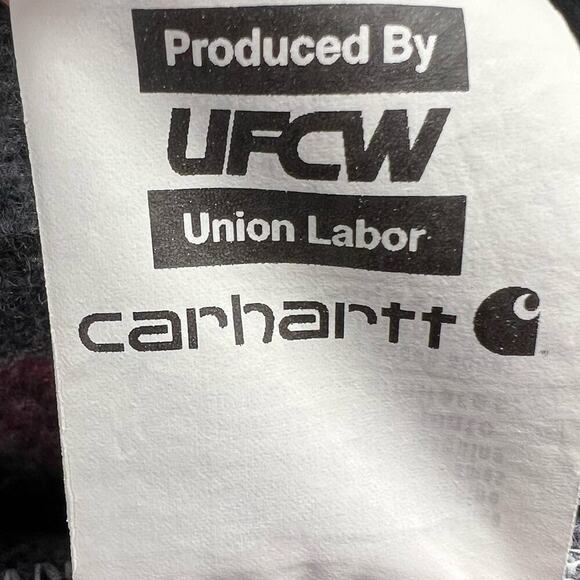 VINTAGE Carhartt Jacket Mens 3XL Black Detroit Canvas Blanket Lined J001 USA - Picture 14 of 14
